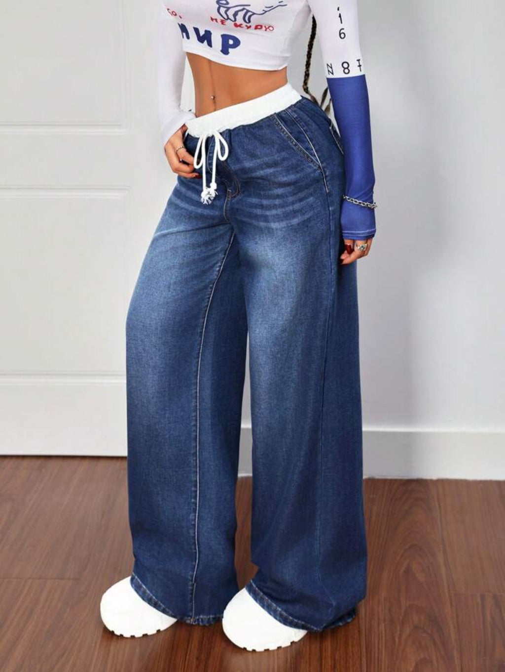 بنطلون وايد ليج ميلتون